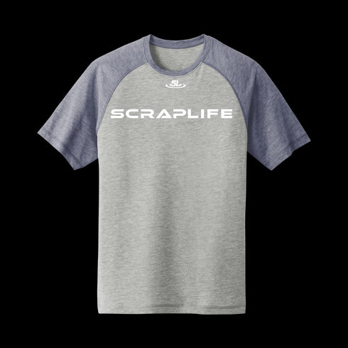ScrapLife Branded Baseball Tee - Navy